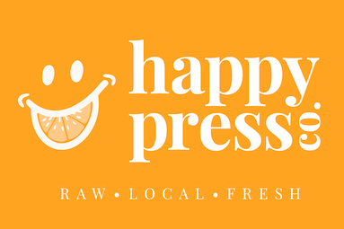 Happy Press Co. website or digital storefront menu presentation